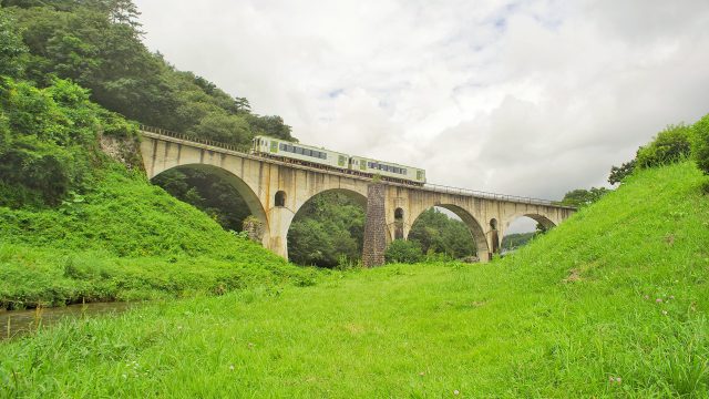 めがね橋（宮守橋梁）